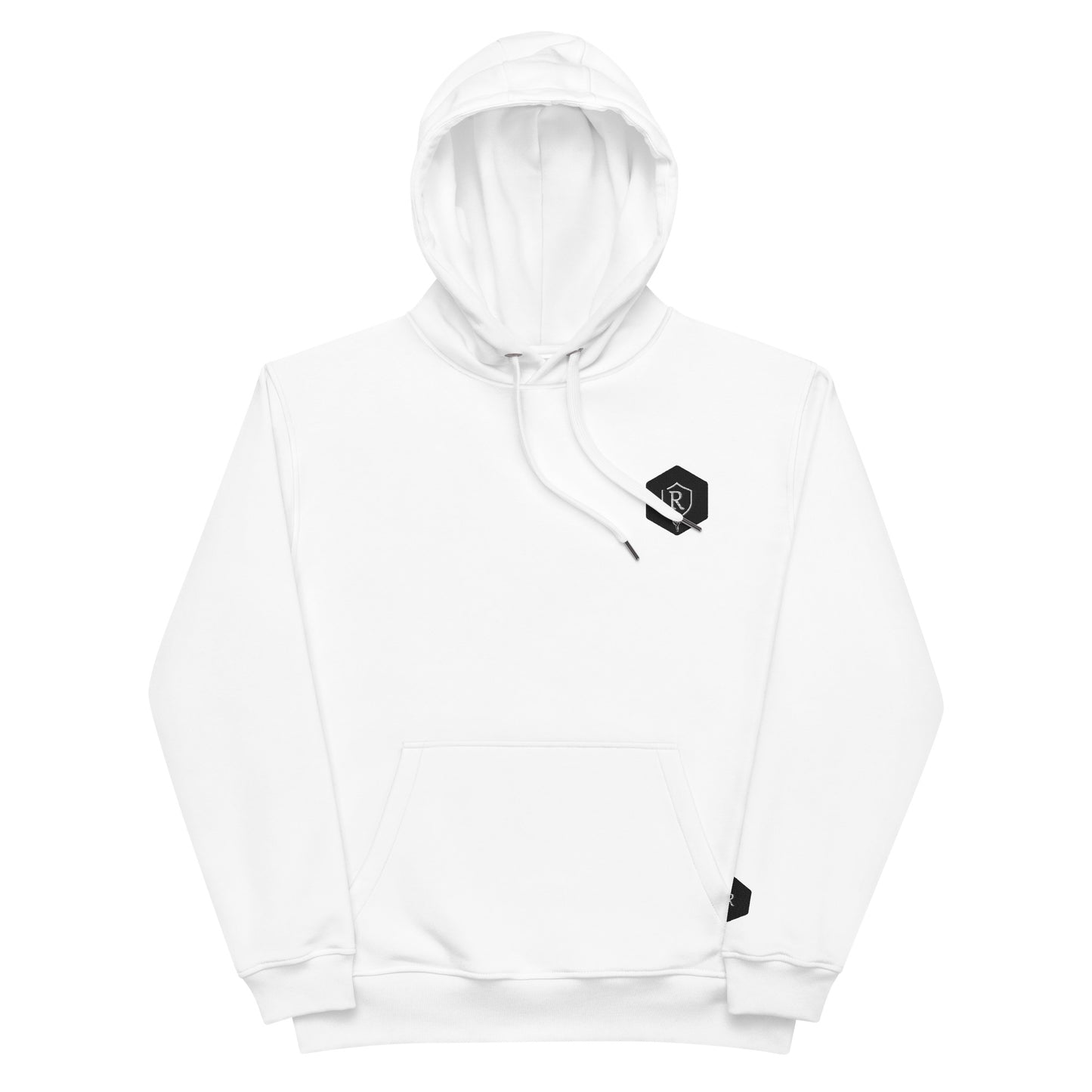 Roukens embroidered logo hoodie (eco)