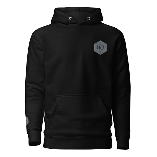 Roukens embroidered logo hoodie (eco)